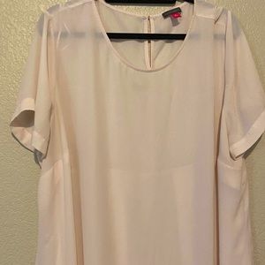 Vince Camuto loose fitting sheer top